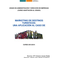 Marketing de destinos turísticos: una aplicación al caso de la comarca de Liébana